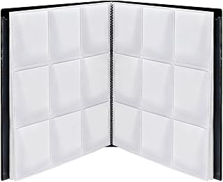 Raccoglitore Carte Compatibile con Pokemon, 40 Pagine 360PCS Tasche Porta Album Ritagli Grandi per Carte da Collezione, Gioco, Carte Sport, GX EX