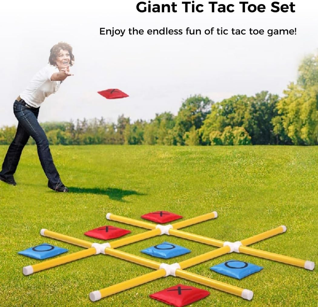 Bean Bag Toss Game Set for Family Fun, Interactive Giant Outdoor Game for All Ages