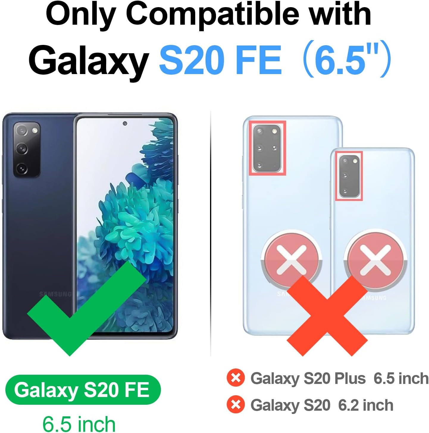 Compatible with Samsung Galaxy S20 FE Wallet Case with Card Holder,Women Men RFID Blocking PU Leather Flip TPU Protective Cover Credit Card Slots,Phone Case for Galaxy S20 FE,Light Brown - Image 7