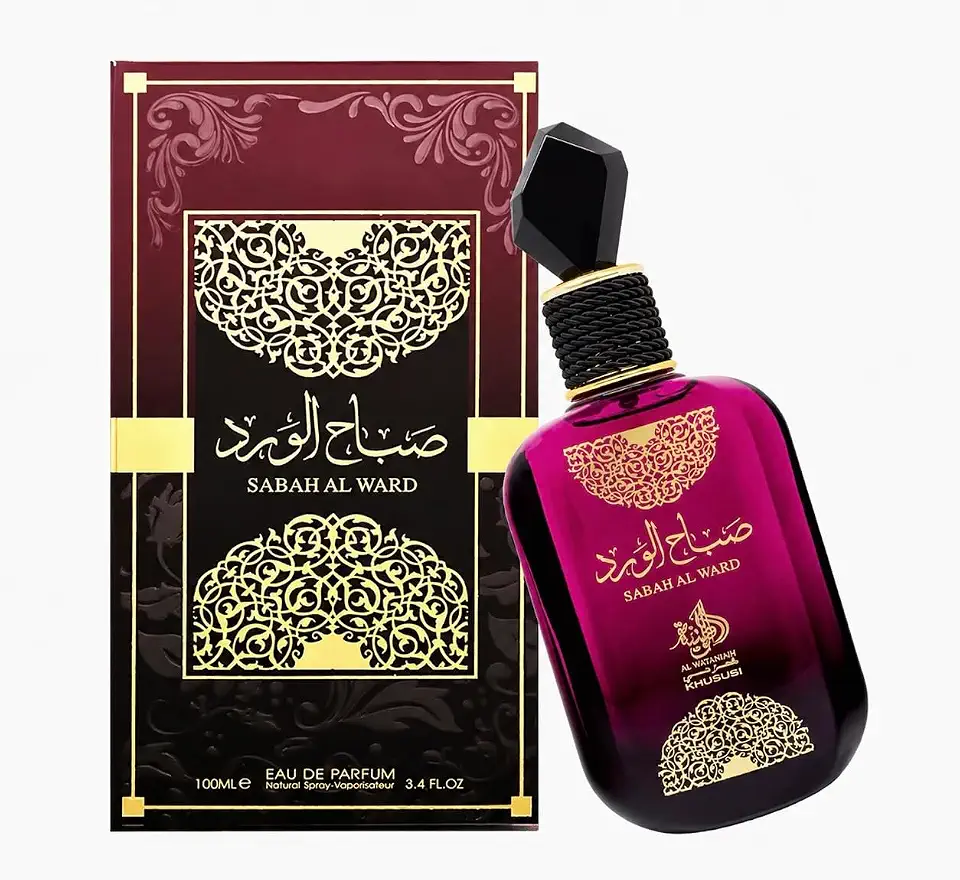 Perfume Arabe Sabah Al Ward Eau de Parfum 100ml - Original