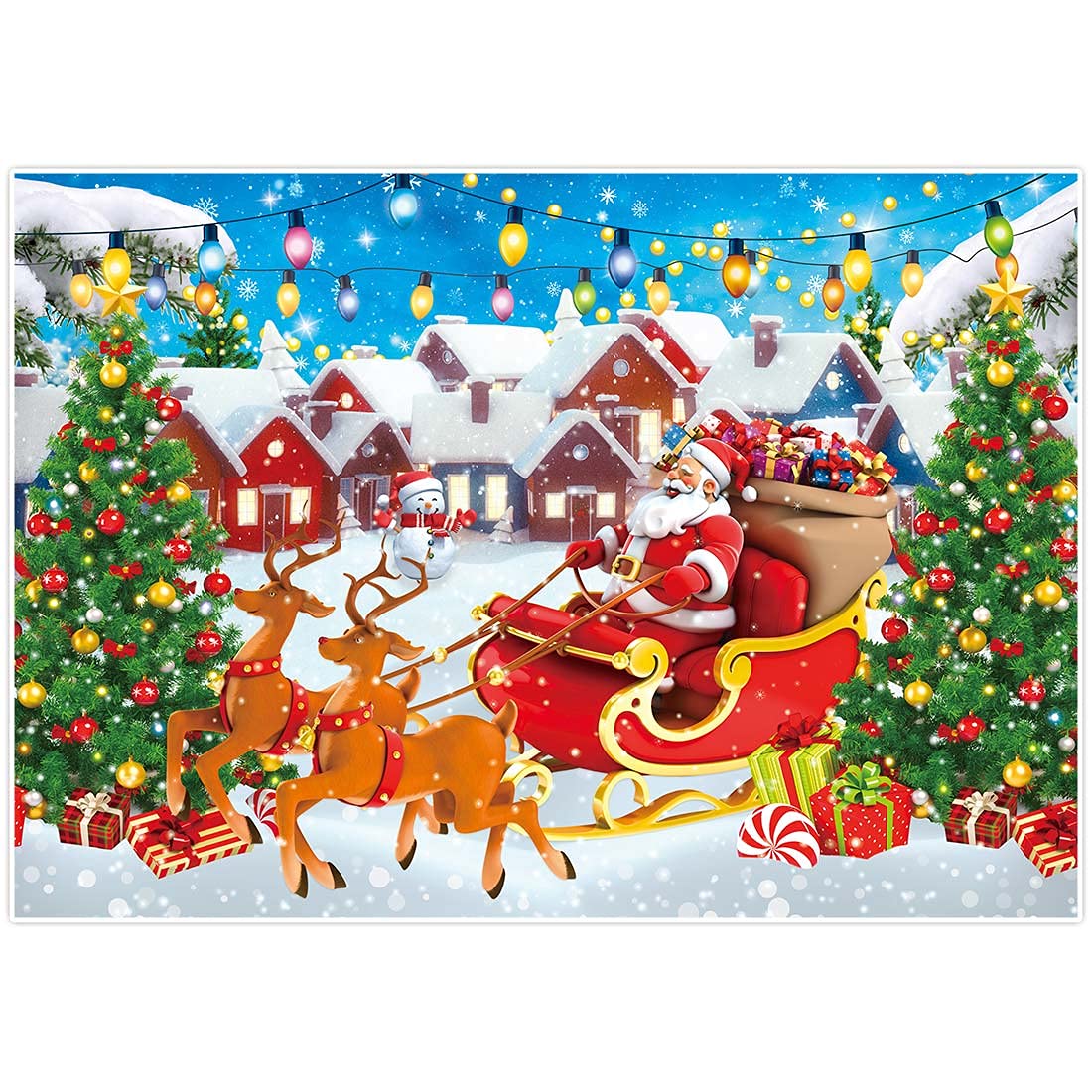 Amazon | Allenjoy 7 x 5フィート クリスマス サンタクロース Amazon | Allenjoy 7 x 5フィート クリスマス サンタクロース