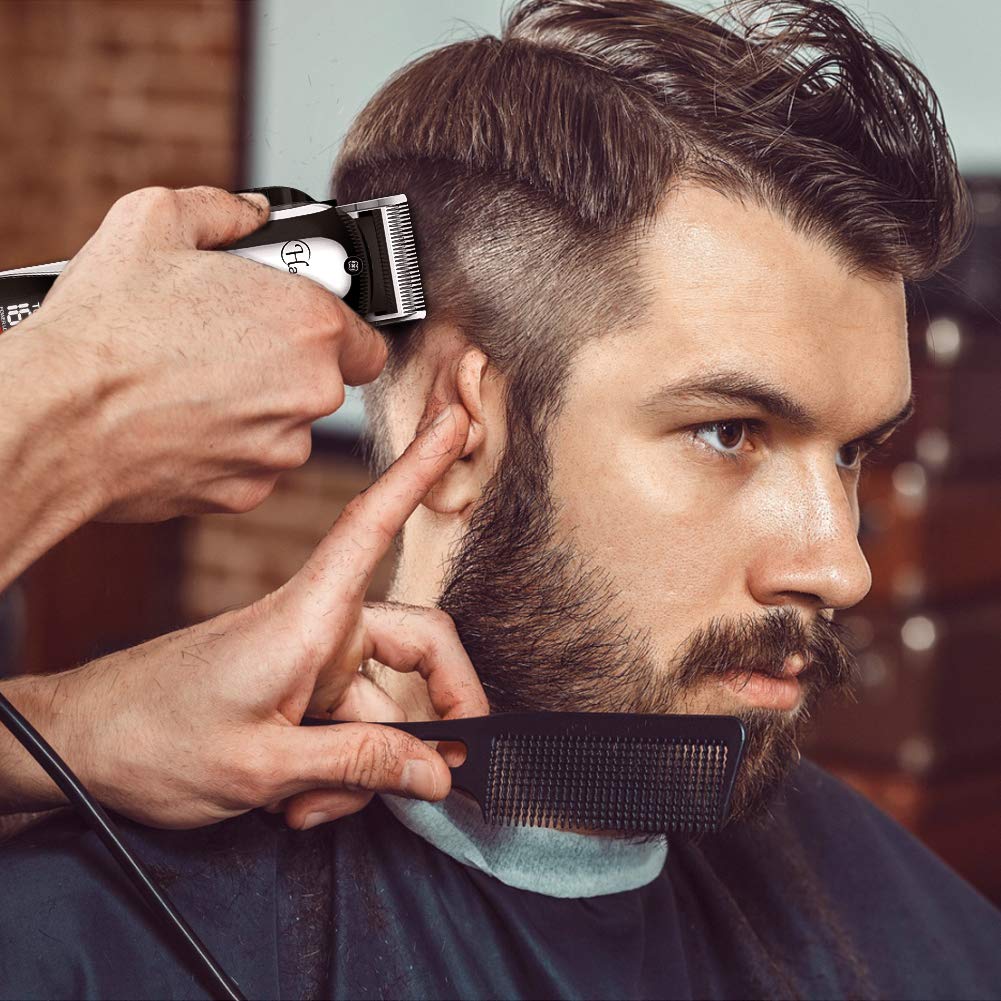 HATTEKER Pro - Cortapelos inalámbrico para hombre y mujer, kit completo de corte de pelo para hombres, mujeres y niños