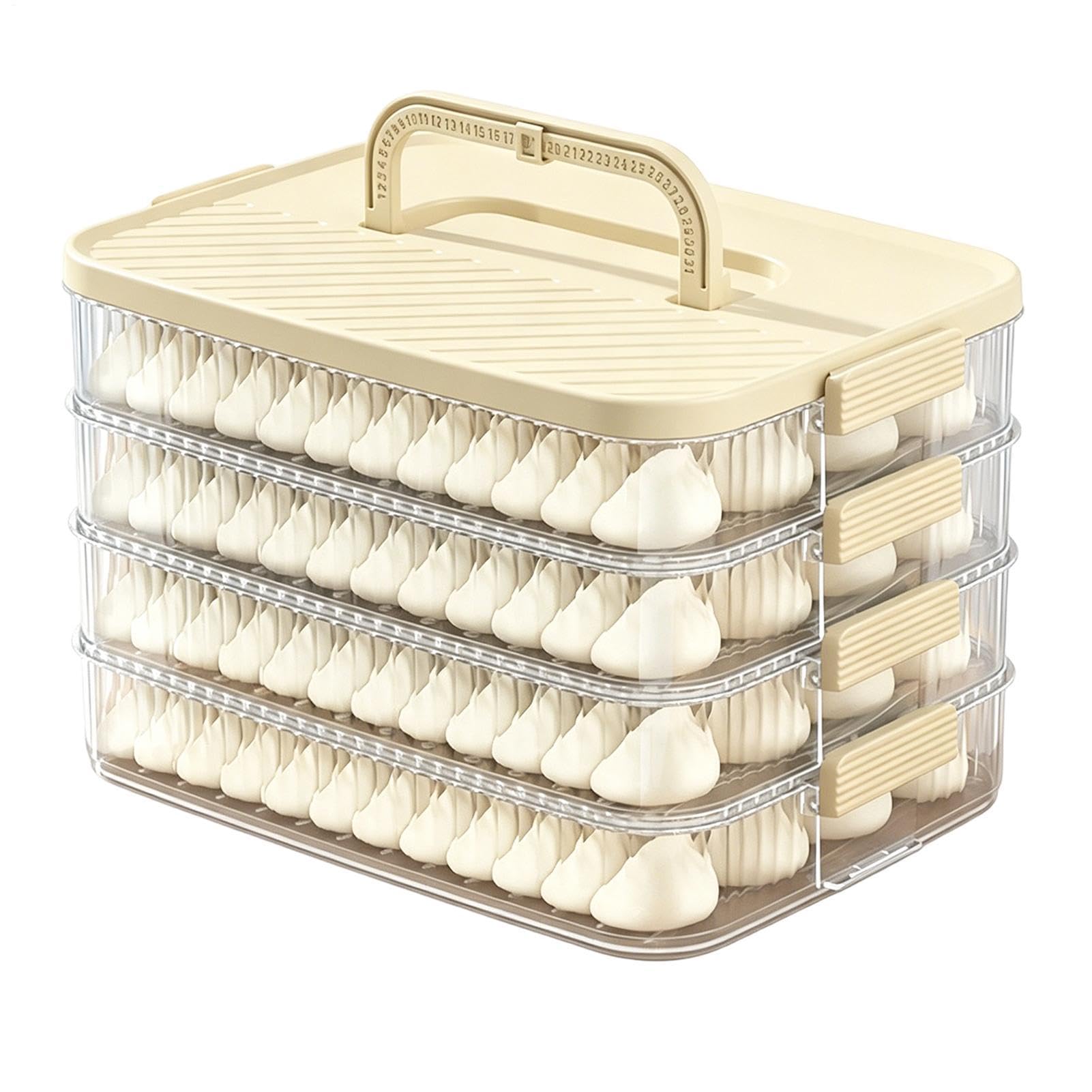 Recipiente hermético de 4 capas con sellado profesional para conservar alimentos