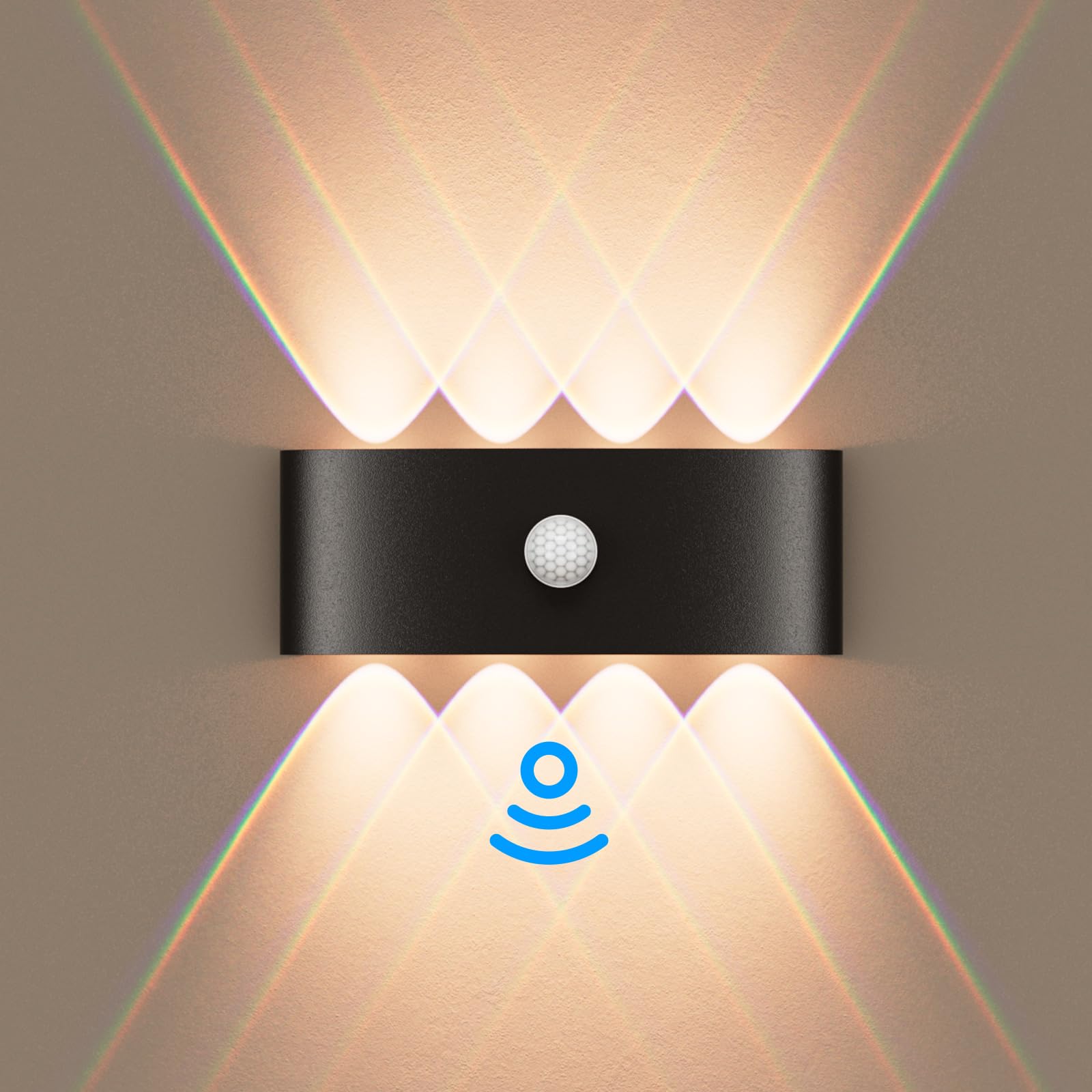 KAWELL 8W Moderne LED Wandlamp Waterdichte IP65 Aluminium