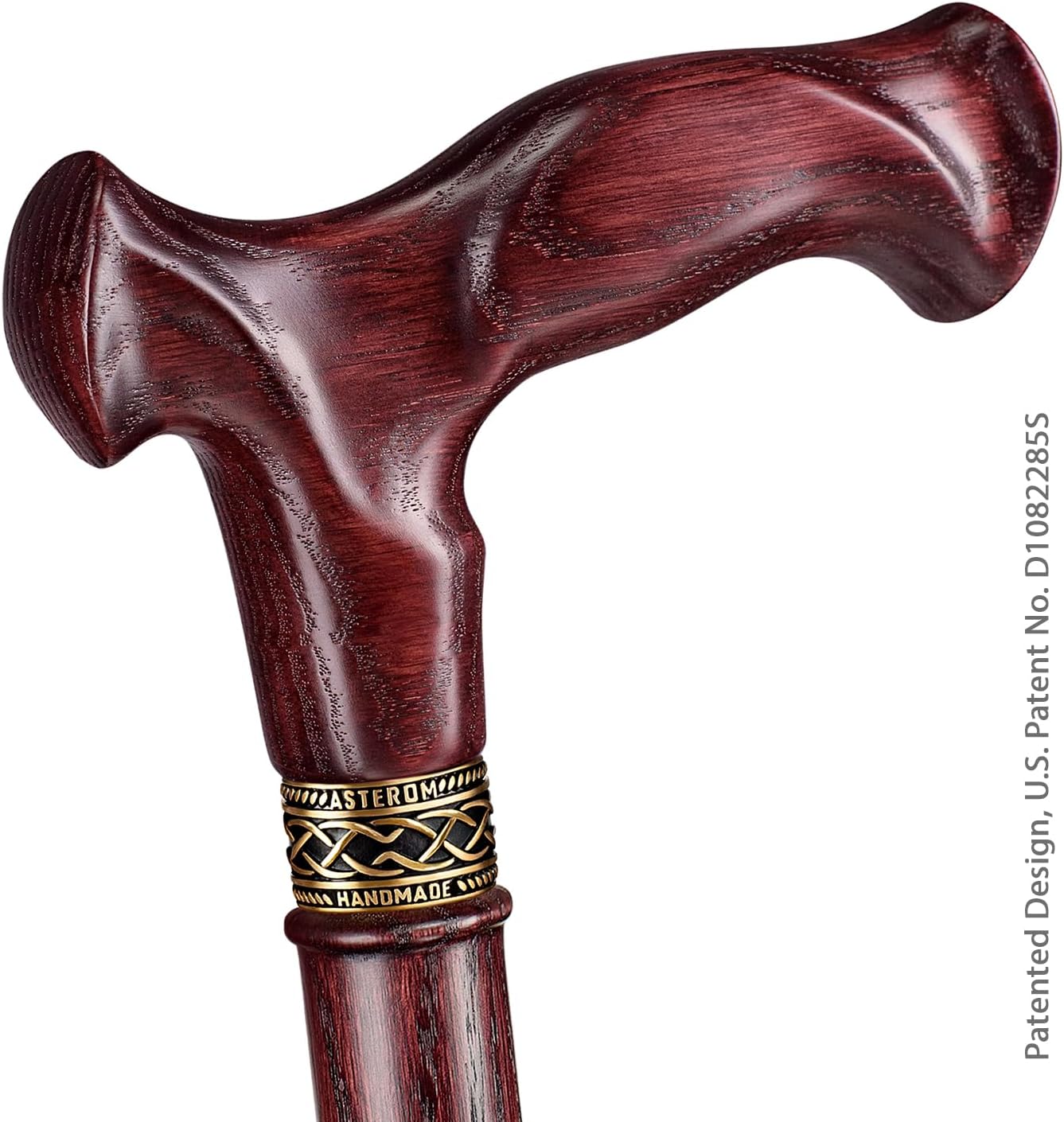 Asterom Walking Cane for Men & Women - Handmade, Ergonomic, Wooden Canes - Cool Walking Sticks for Seniors