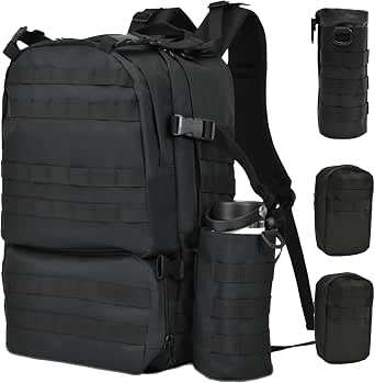 VINBAGGE Zaino Tattico Militare 35L | Nylon Impermeabile Con Sistema MOLLE | Per Escursionismo E Trekking
