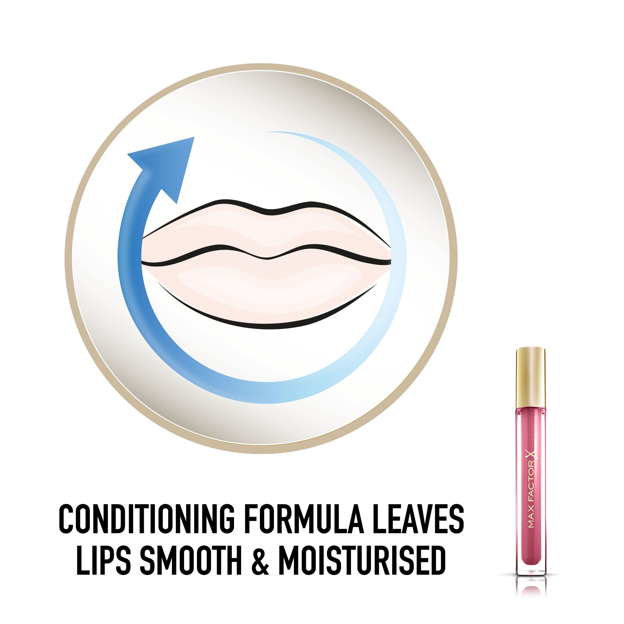 Max Factor Colour Elixir Lip Gloss, Shine Enhancers and Smoothing Oil, Delightful Pink 4 - Image 2