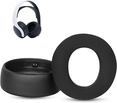 Earpads Replacement for Sony PlayStation Pulse Elite Wireless Headphone Ear Pads Cushion with Cooling Gel Layer