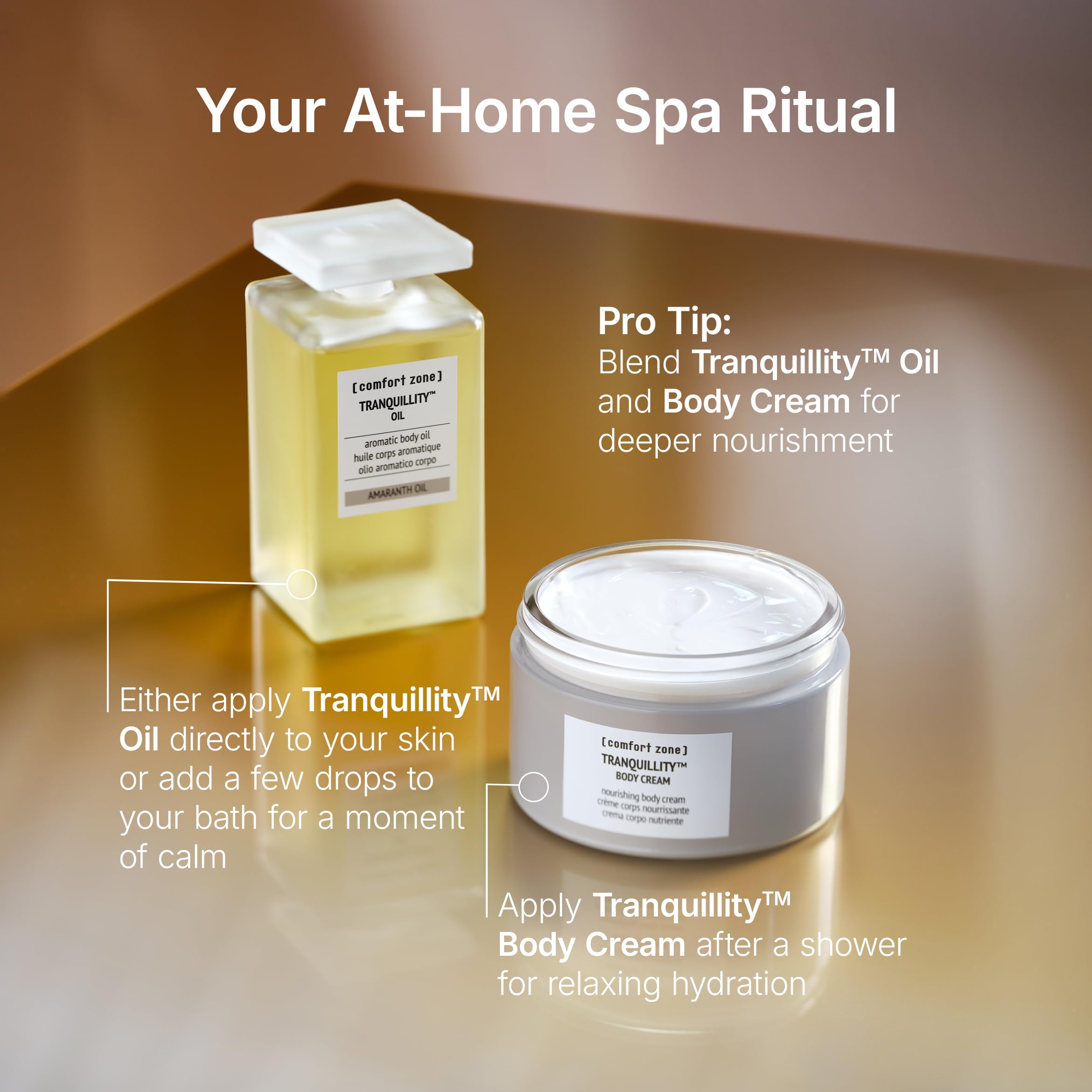 Comfort Zone Tranquillity Bath & Body Oil Traitement du Corps