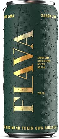 FLAVA Hard Seltzer - Pack Variedad 12x (25cl) Mango y Lima, Sin Gluten, Vegano y Bajo en Calorías