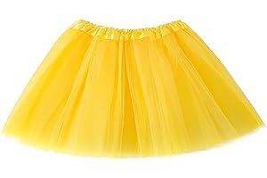 Women's Classic Elastic 4-Layered Tulle Tutu Skirt: A Radiant Addition to Your Dance Wardrobe