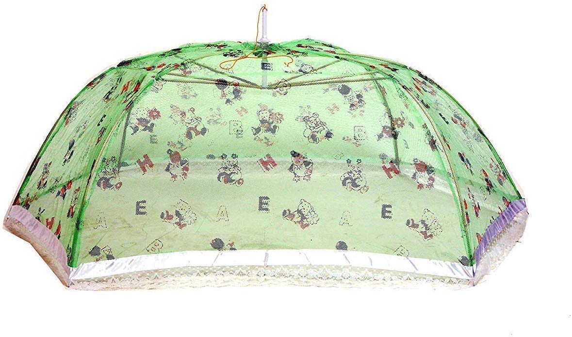 FARMER KING MAT Umbrella Style Full Cover up for 0 to 3 Year Baby Green Mosquito Net for Baby_New Born_Infants (B0938QL4GP) Amazon Price History, Amazon Price Tracker