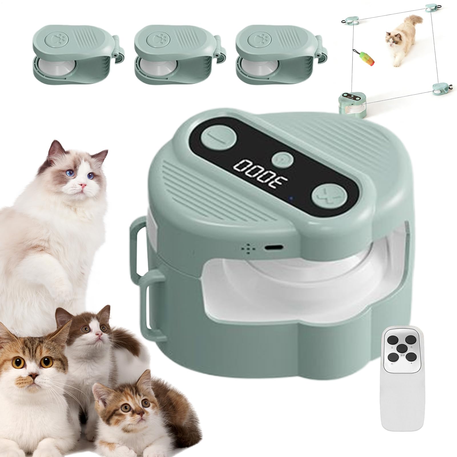 Automatisches Katzenspielzeug Automatisches Laufband Bewegungsspiel mit