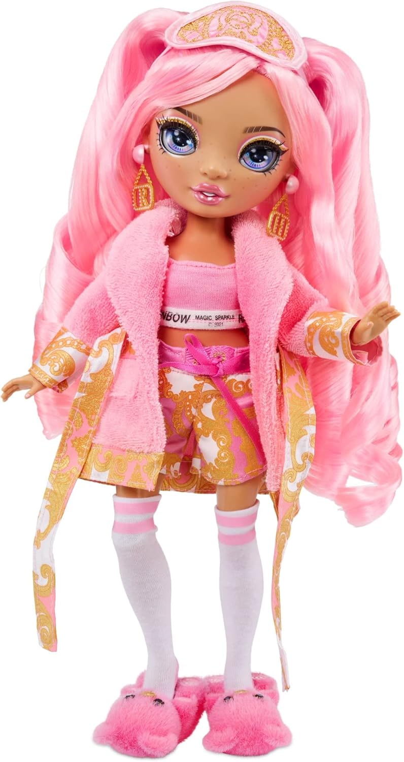 Greatest Product Rainbow High Slumber Party Fashion Doll and Playset w/ 2 Outfits Choose from Brianna Dulce, Marisa Golding, Robin Sterling (Brianna Dulce)