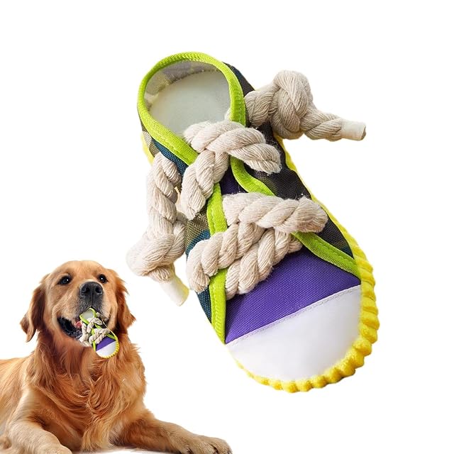 Foto 7 de 8 de SKUDA Juguete para Perros - Perro Squeaky Chews Zapatos Juguetes
