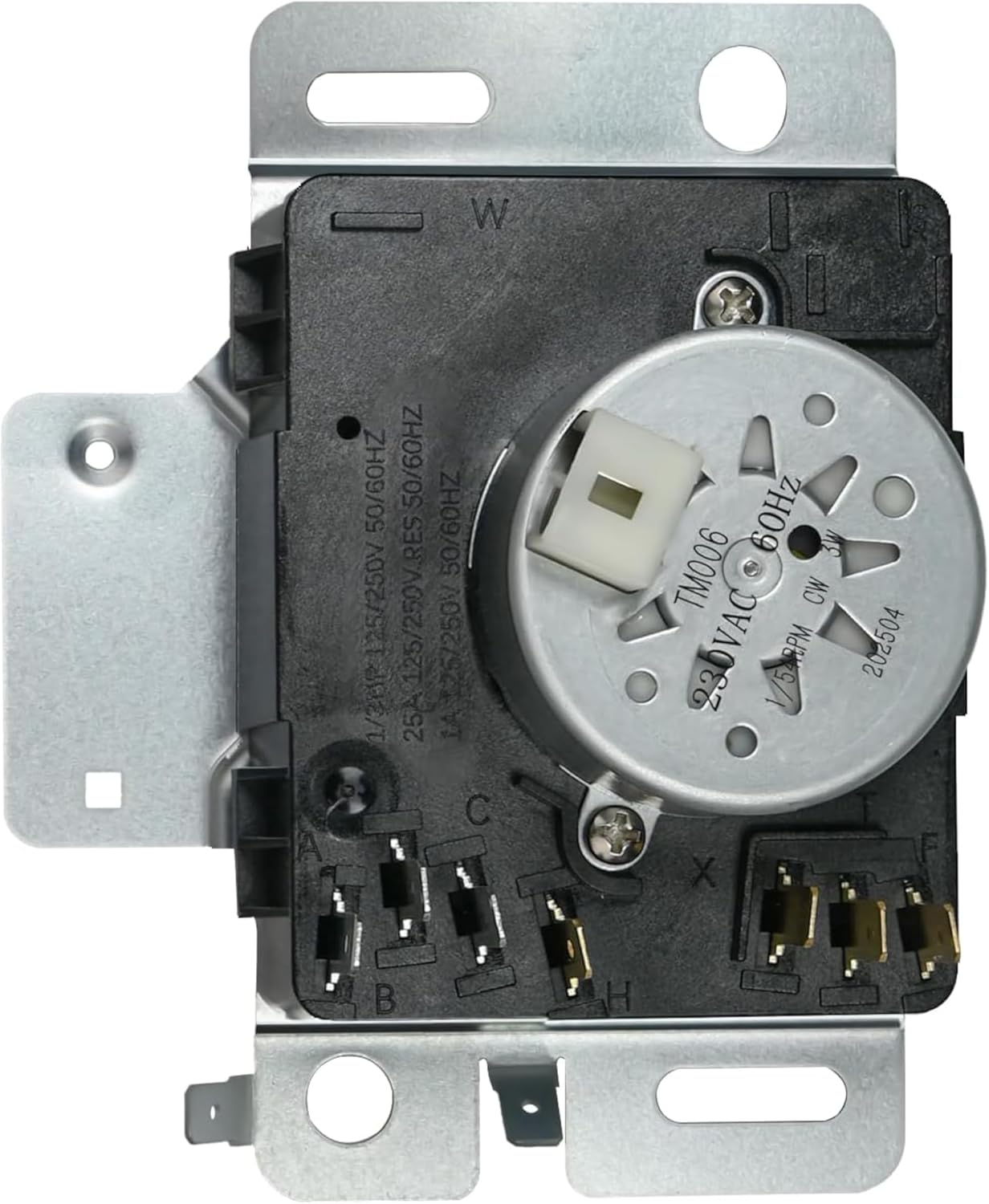 Dryer Timer W10745655 W10857612 W10436308 W11043389 230VAC 60Hz Compatible with Whirlpool Amana Maytag Crosley Admiral Roper Inglis Replace 418-619-20-B5 NED4655EW1 YIED4671DQ0 RED4516FW0