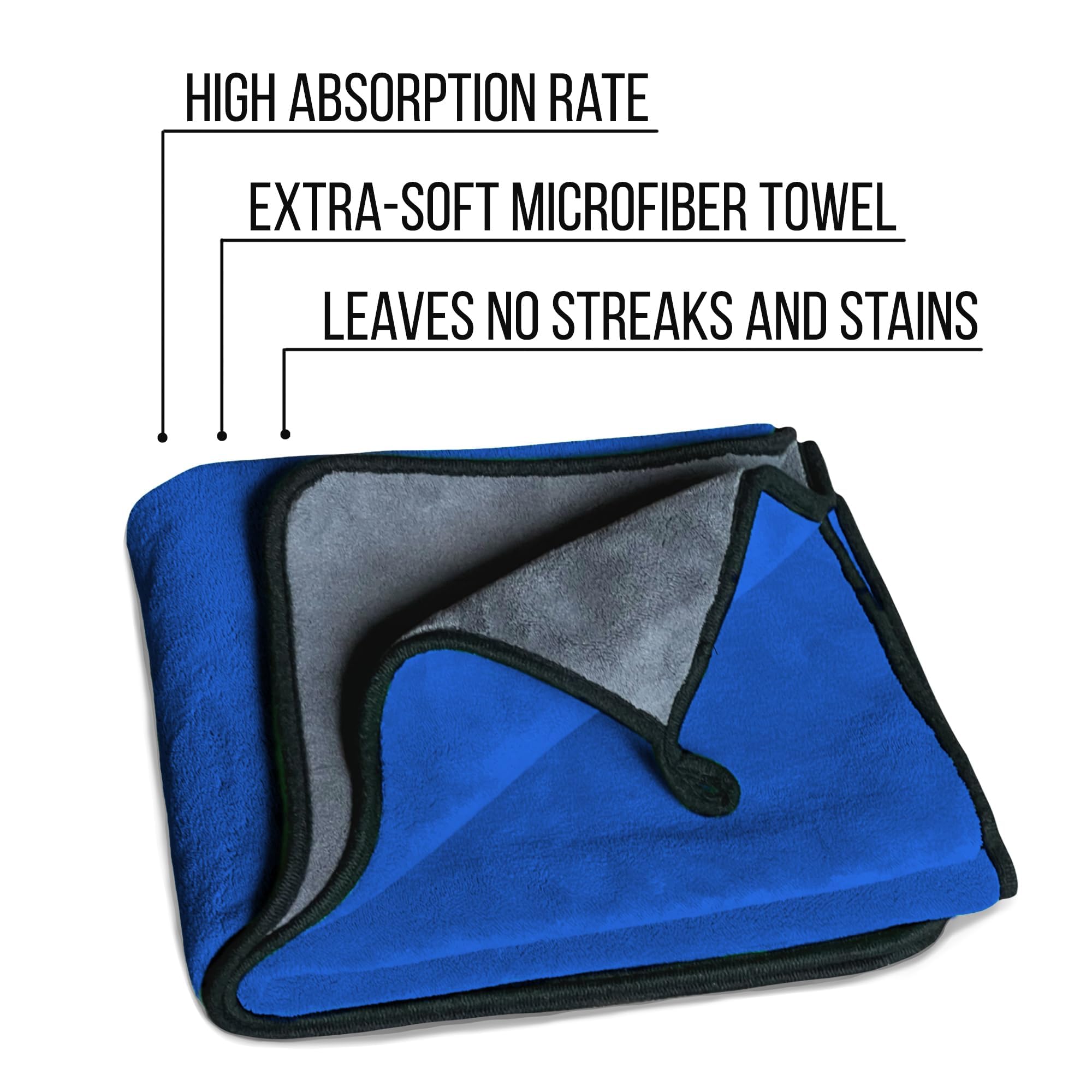 Ultra-Absorbent XL Dog Towel, 140x70cm Soft Coral Fleece Microfibre, Fast-Drying - Image 3