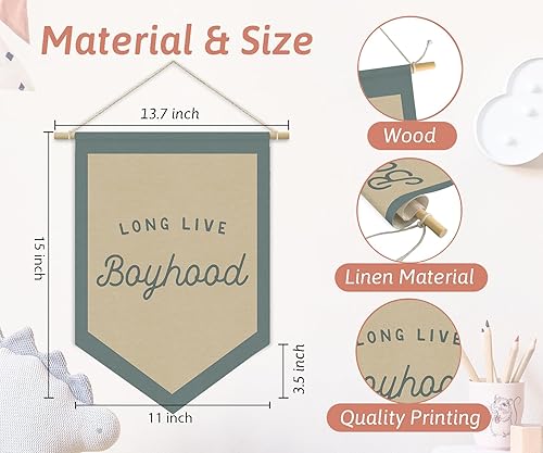 Miniatura 90 de Decoración de pared azul marino para habitación de niños, decoración de pared para dormitorio de niños, decoración de habitación de niños, Azul