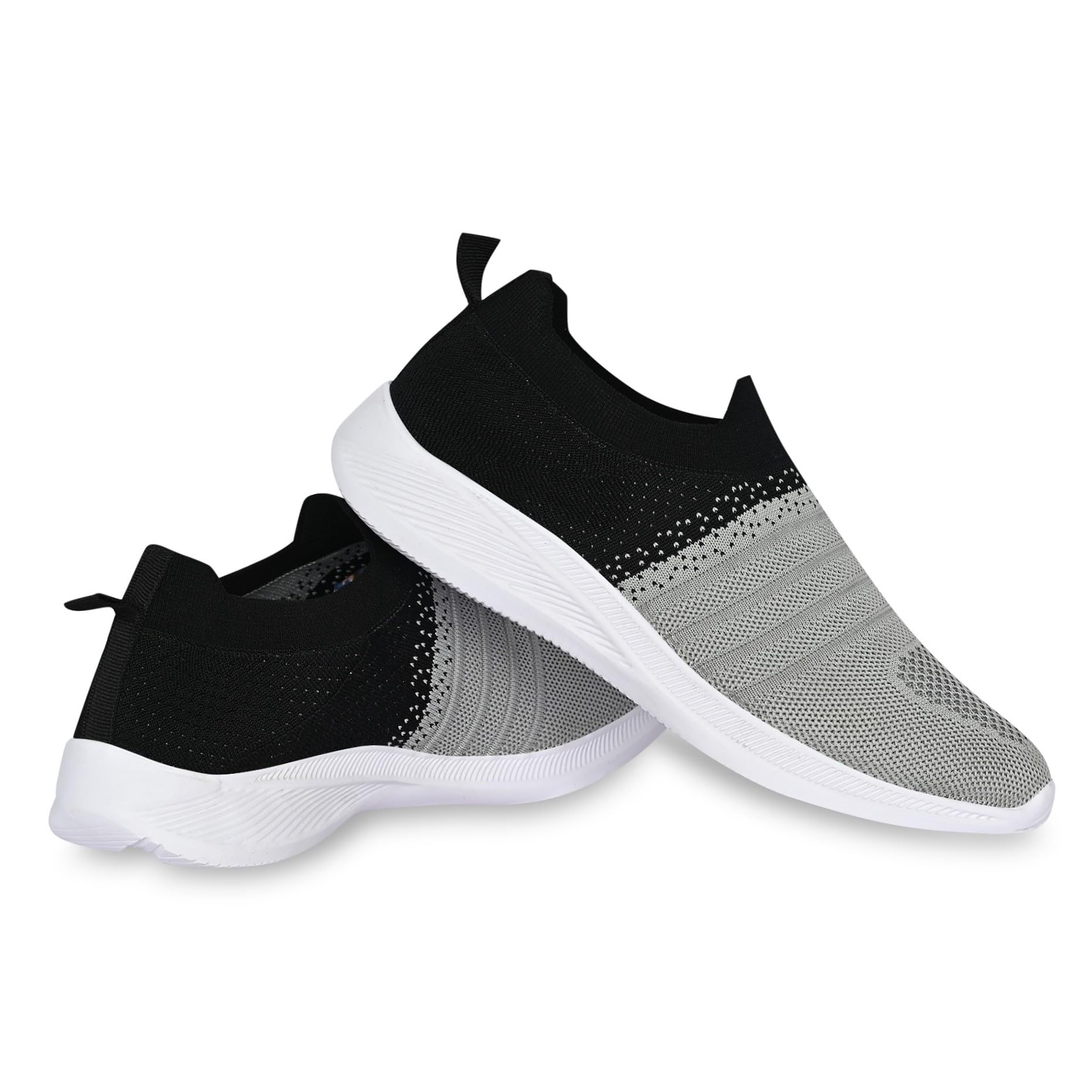 skitter Women's Lightweight Sports Shoes Polyester Material Black Grey Color Footwear (GN-208)-picture-41