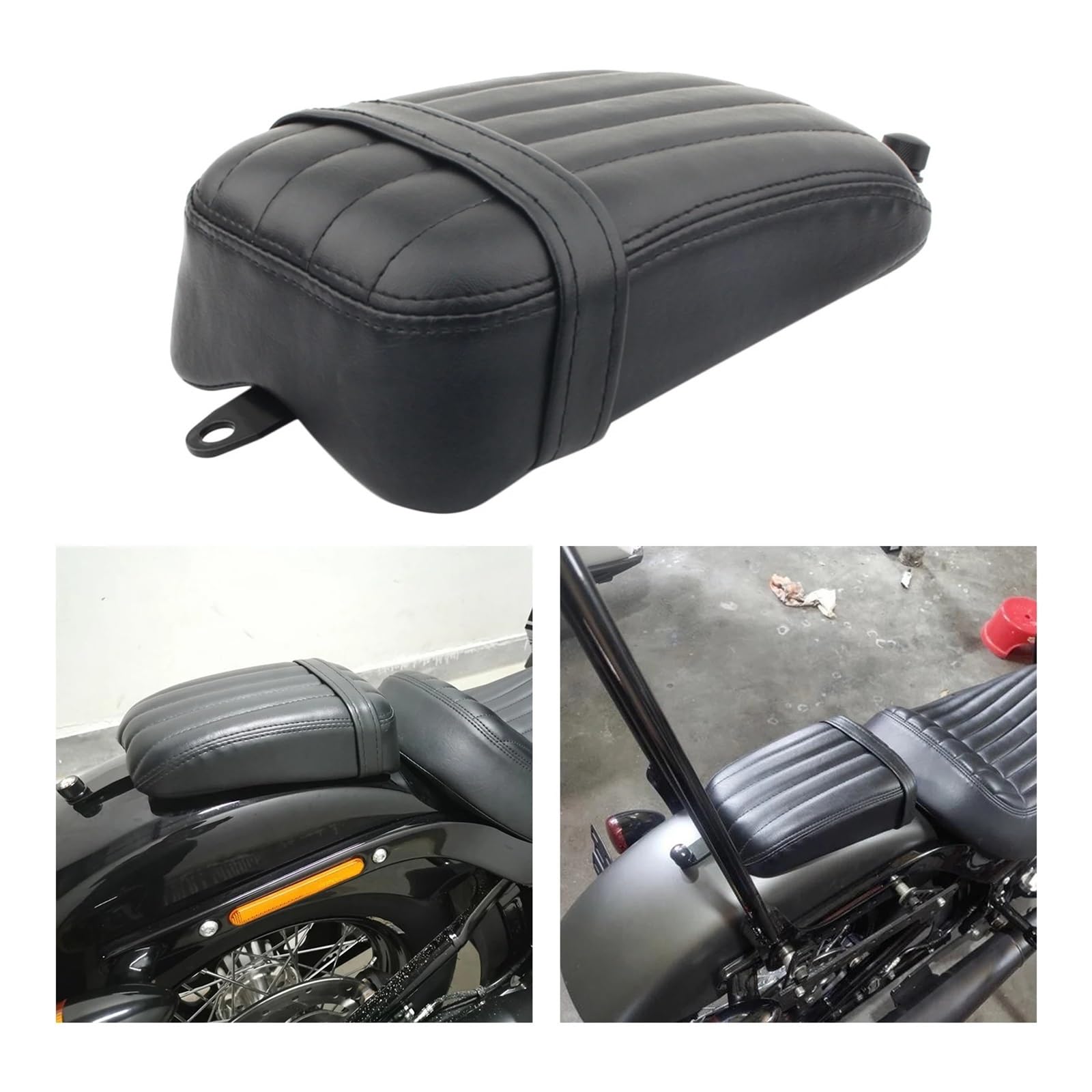 Cuscino Comfort Per Motocicletta Accessori Per Motociclette Cuscino Per Sedile Passeggero Posteriore Nero Ventose Per Sellino