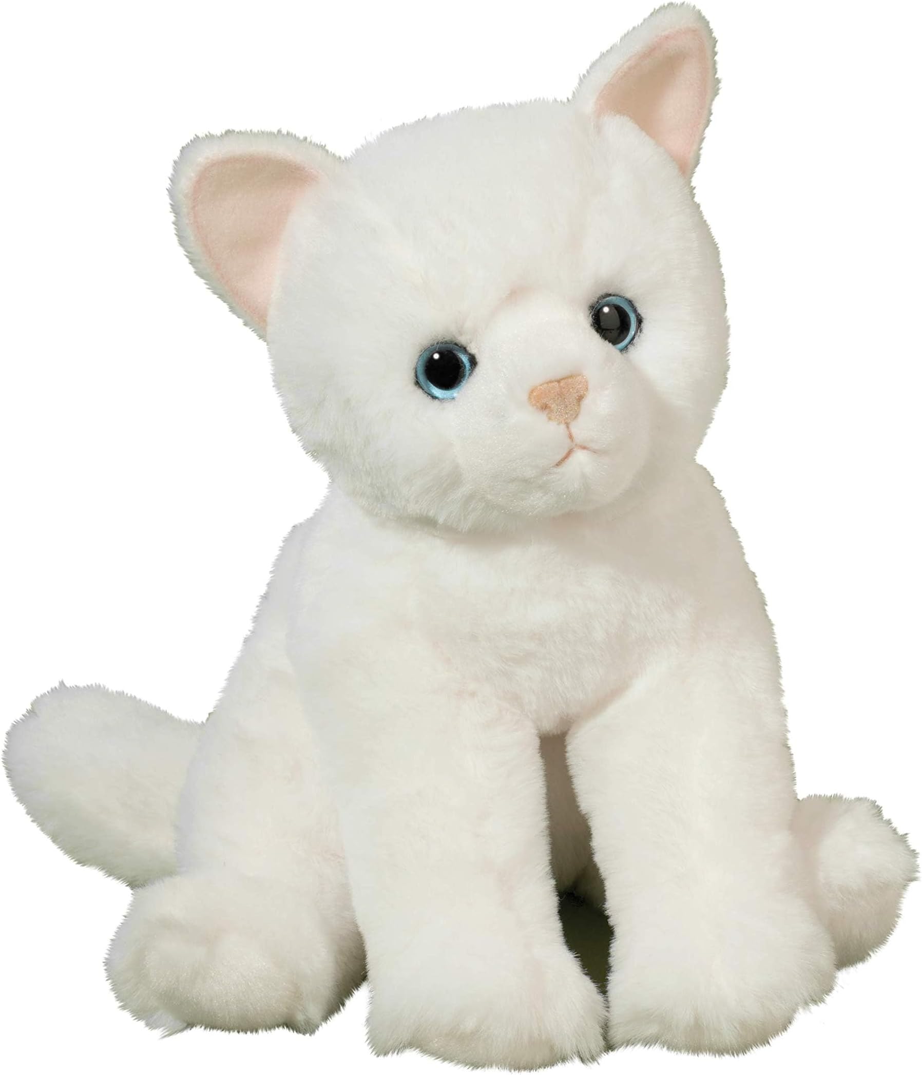 Douglas Winnie White Kitty Cat Softie Plush Stuffed Animal