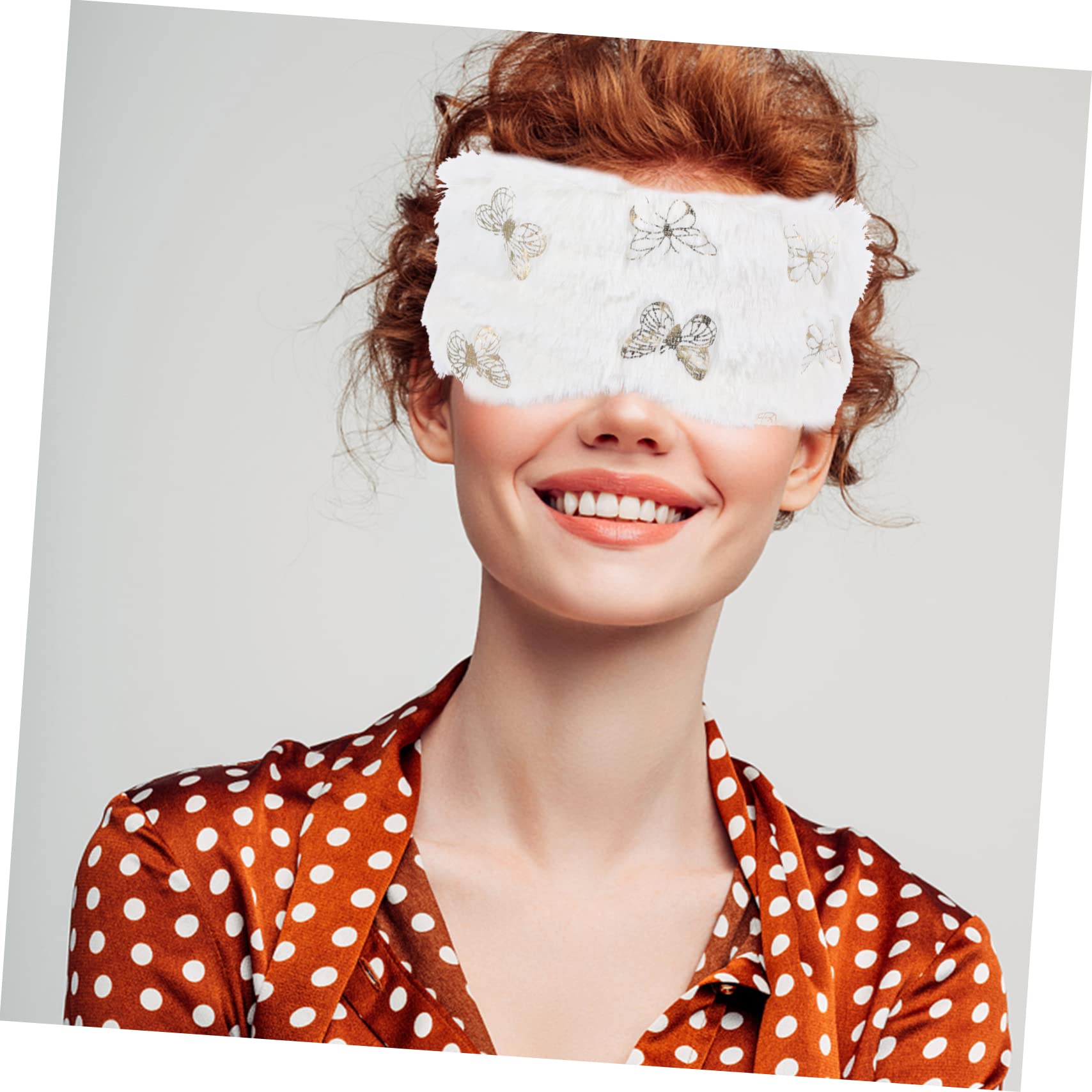 Didiseaon Maschera Per Gli Occhi In Peluche Da 12 Pezzi Occhiali Da Viaggio Morbidi