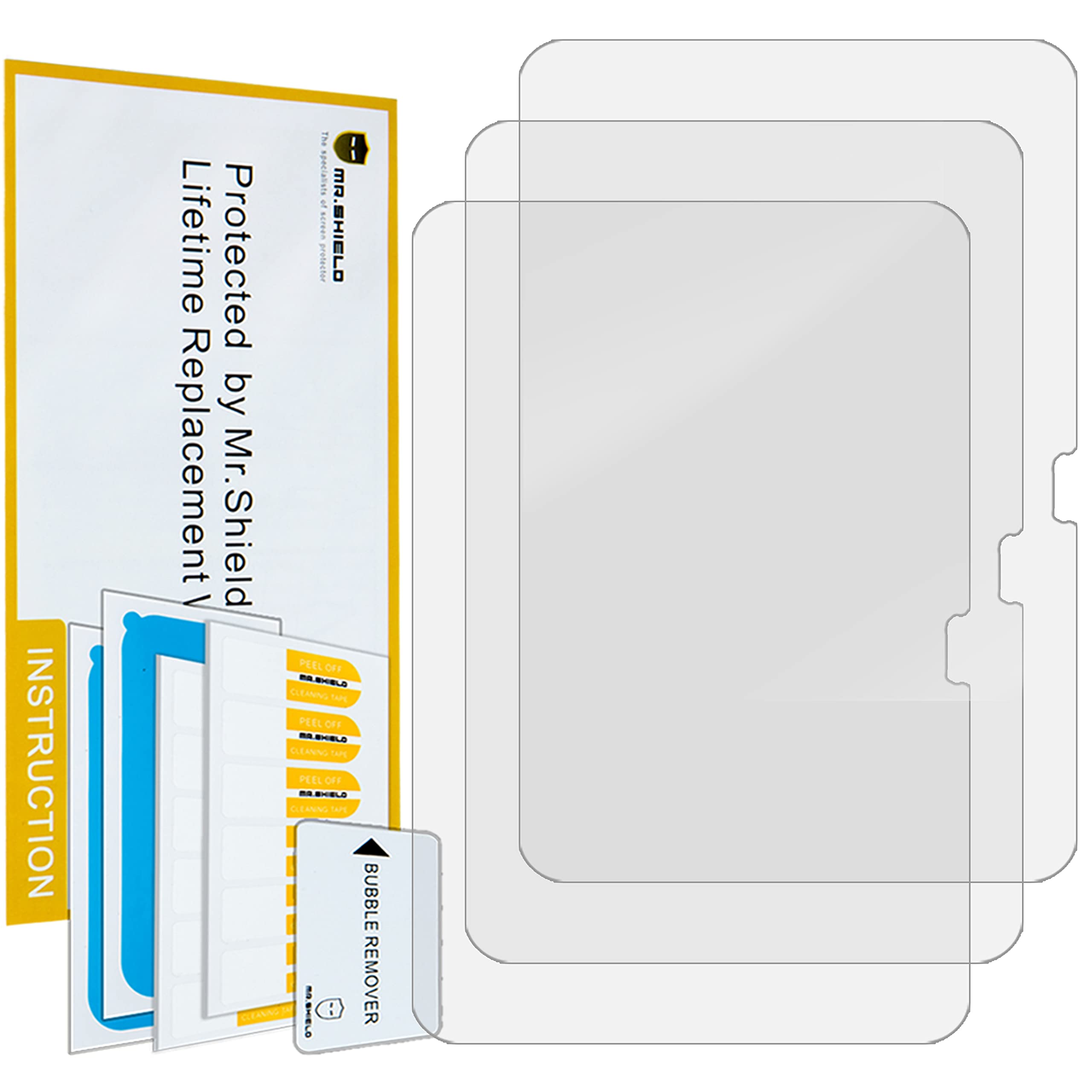 Mr.Shield Pellicola Protettiva per ANBERNIC RG ARC-D/RG ARC-S Vetro Temperato [9H Durezza] [3 Pezzi] Protezione Schermo Senza Bolle