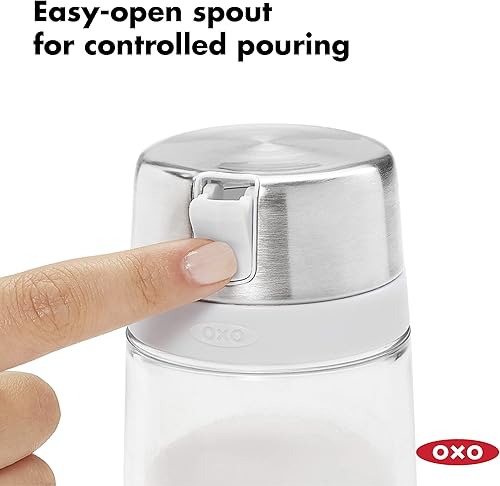 Miniatura 6 de OXO Juego de salero y pimentero (transparente) + dispensador de azúcar de plástico OXO Good Grips