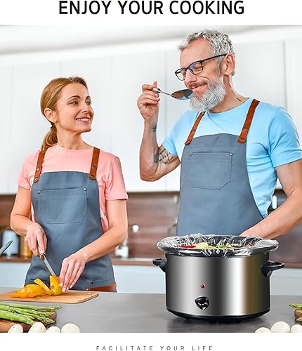 Miniatura 8 de Syntus 10 bolsas de cocina de tamaño pequeño, bolsas de plástico desechables para ollas de 1 cuarto a 3 cuartos de galón para bandejas de cocción