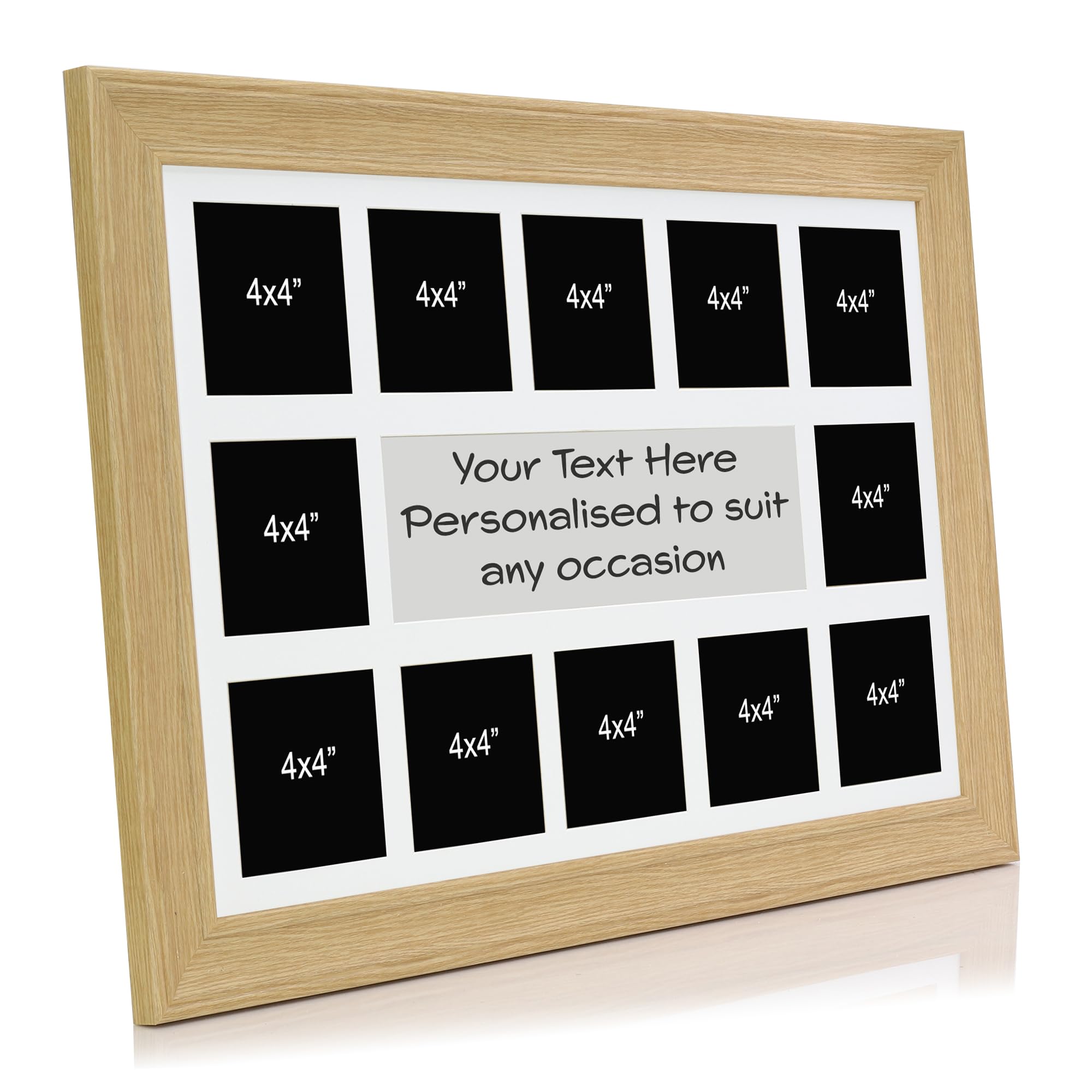 Personalised Photo Multi Picture Frame Large Collage Display Multi Opening Hangs landscape and Portrait