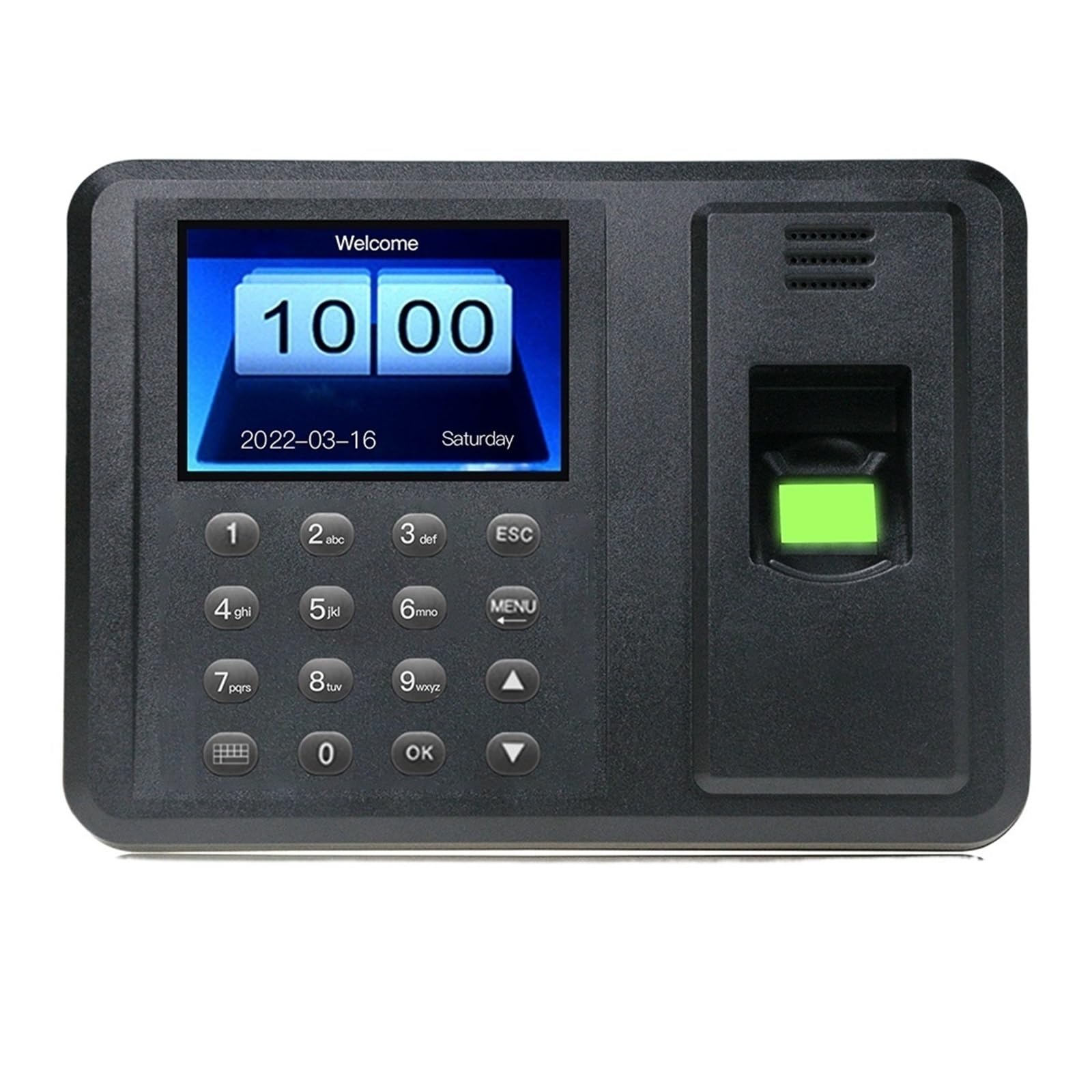 CVFRDD 2.8'' TFT LCD Display Biometric USB Fingerprint Attendance Machine Free Software Password Employee Checking-in Reader