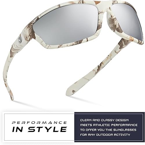 Miniatura 38 de Nitrogen - Gafas de sol deportivas polarizadas envolventes para hombre y mujer, UV400, para conducir, pescar, correr, andar en bicicleta, gafas