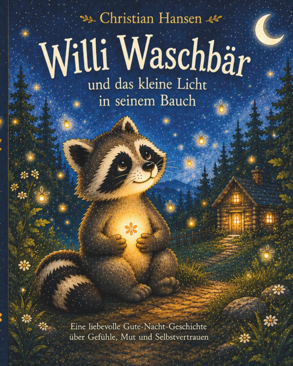 Willi Waschbär und das kleine Licht in seinem Bauch: Eine liebevolle Gute-Nacht-Geschichte über Gefühle, Mut und Selbstvertrauen