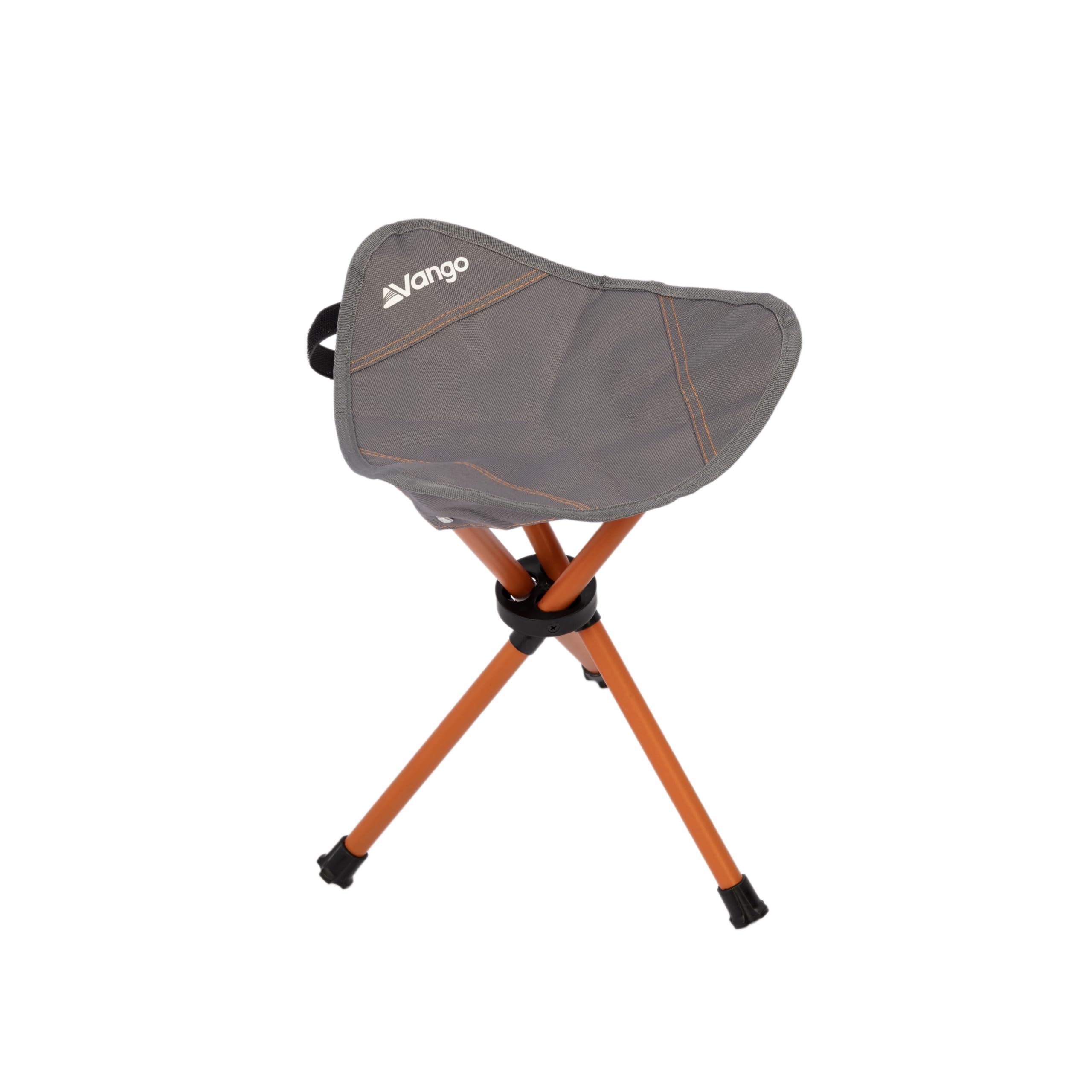 Vango Micro Camping Stool – Compact Folding Tripod Seat with Carry Strap & Bag, Lightweight Steel Frame, Durable Endure Fabric, Portable Stool for Camping, Fishing, Festivals & Travel (Excalibur)