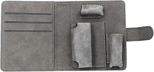 EPMANN Funda protectora tipo cartera con tapa y accesorios de protección de dos colores para Iqos Multi 30 DVD