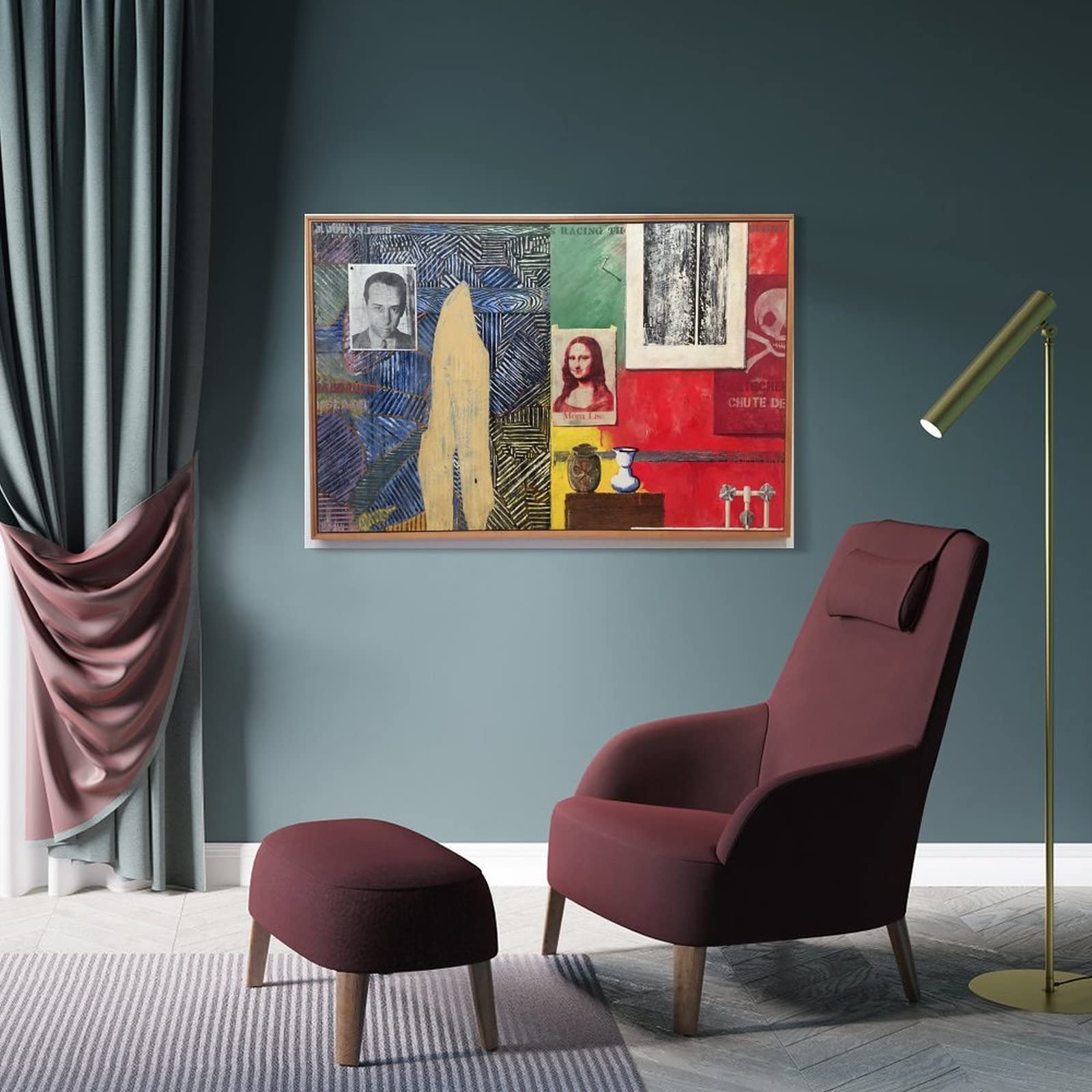 Amazon.com: Racing Thoughts by Jasper Johns Poster Decorative