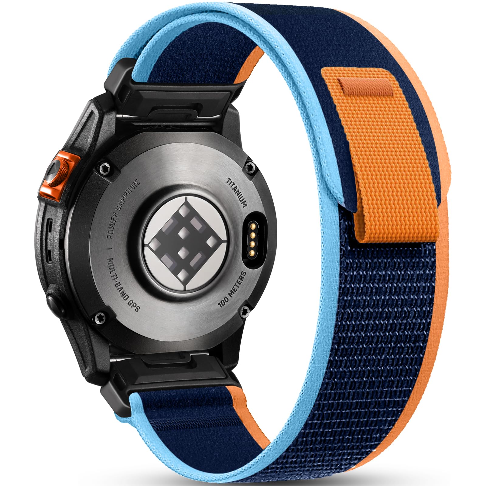 Easuny 26mm Strap Compatible with Garmin Fenix 6X Pro Strap/Fenix 6X/Fenix 7X/Fenix 7X Pro/Fenix 8 51mm/Fenix 5X/Plus