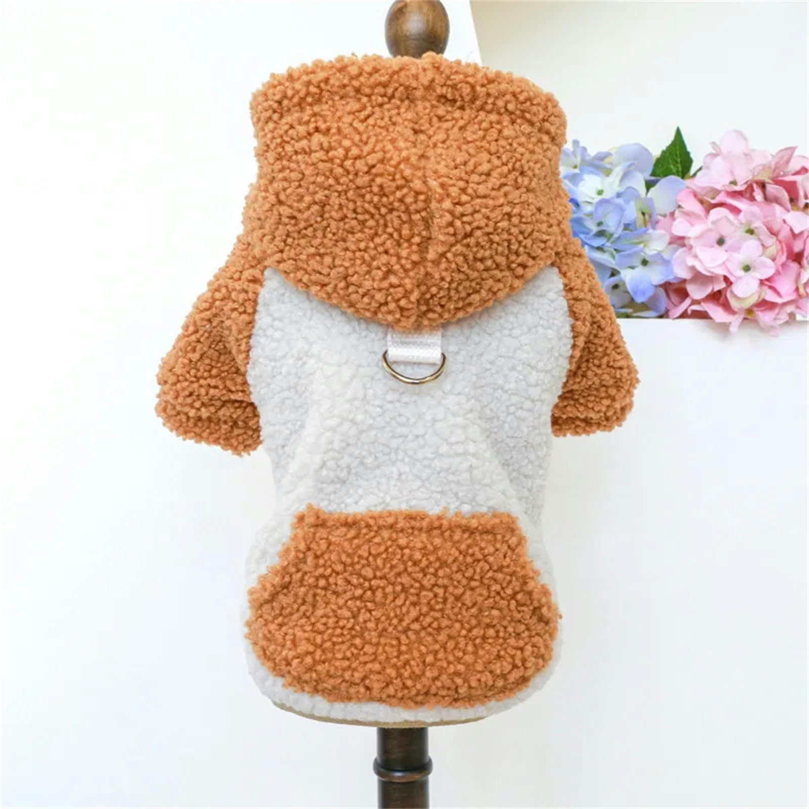 Vestiti per Cani Abiti per Animali Domestici, Felpe Calde, Vestiti per Cani, Forniture per Animali Domestici, Accessori per Animali -Grigio-XL