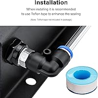 Vista 7 de EVIL ENERGY Tanque de desbordamiento de refrigerante del radiador, tanque de recuperación de refrigerante de aluminio 2L negro