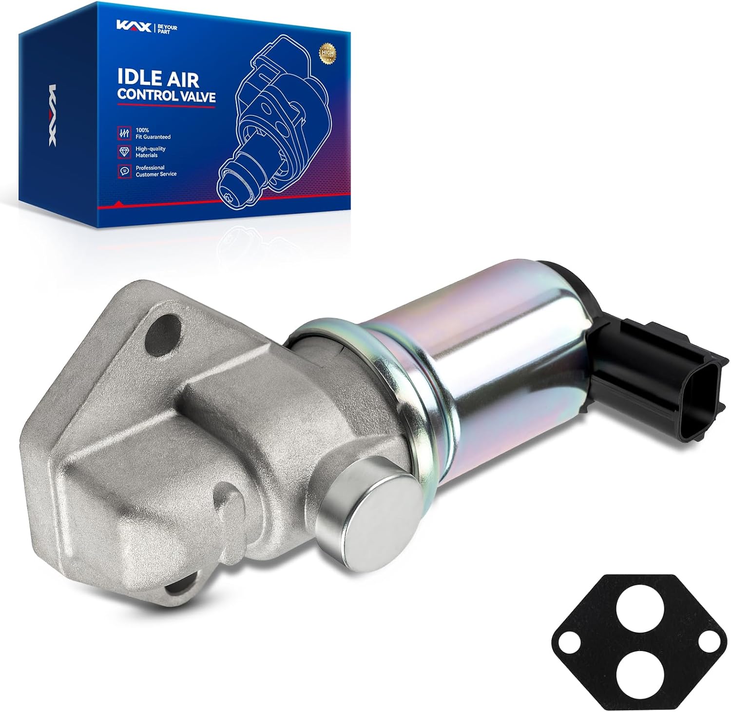 KAX Idle Air Control Valve AC117 fit for Ford Ranger 1995-2001,Explorer 1995-1997,Continental 1995-2002, B2500 1998-2001,B2300 1995-1997,B3000 1995-1996 1998-2000,Mustag 1999 2001,B400 1995-1996