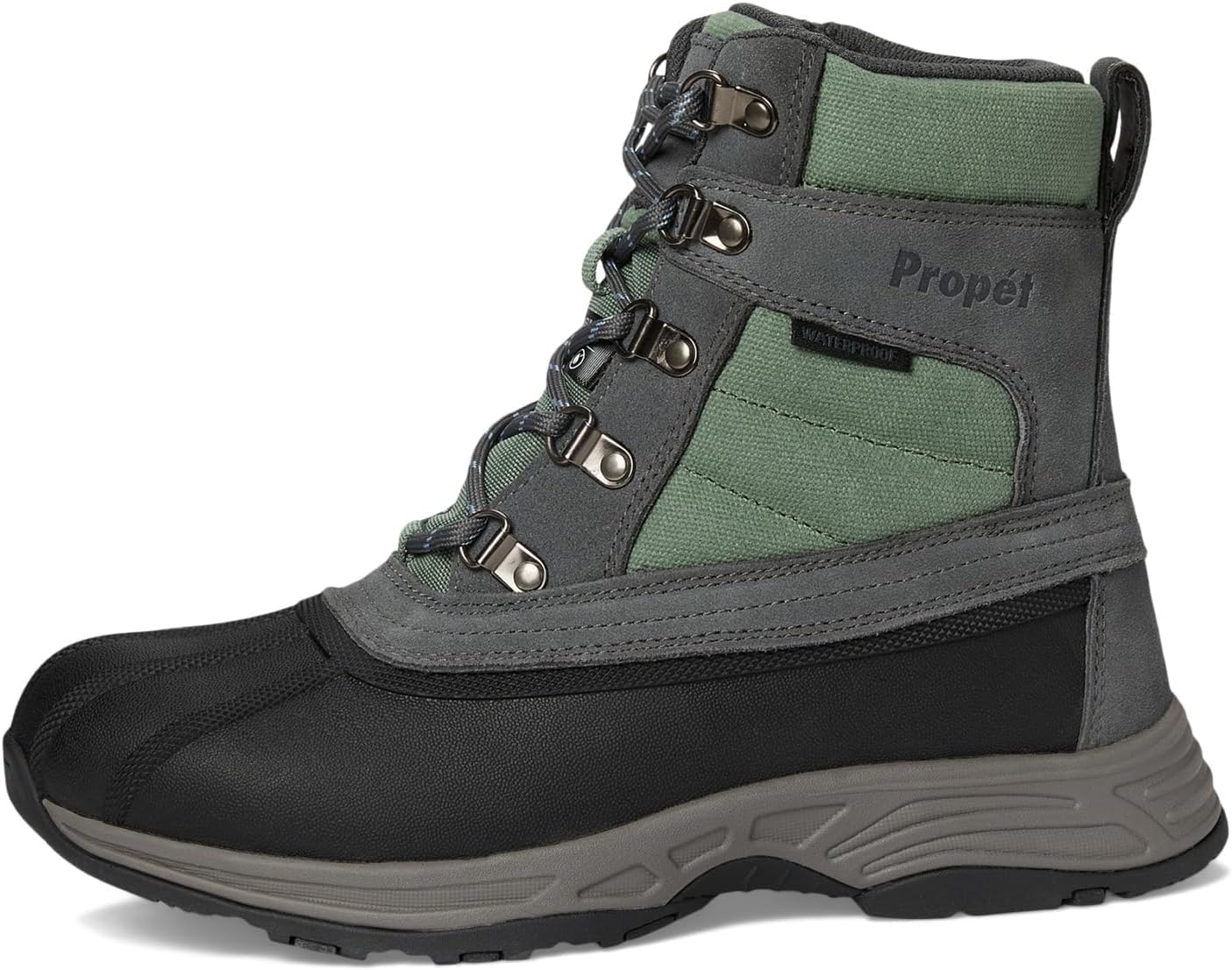Propet Womens Cortland Snow Casual Boots Low Heel 1-2" - Black
