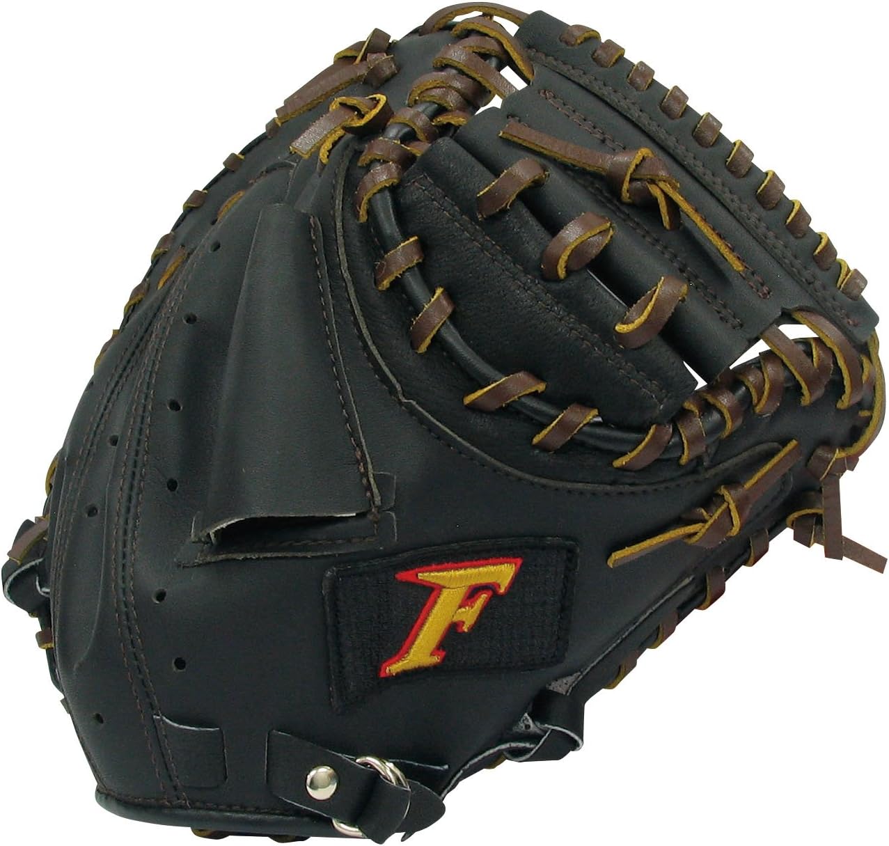 Falcon CM-4041 Boy's Soft Catcher's Mitt LH (Right Throw) Black M