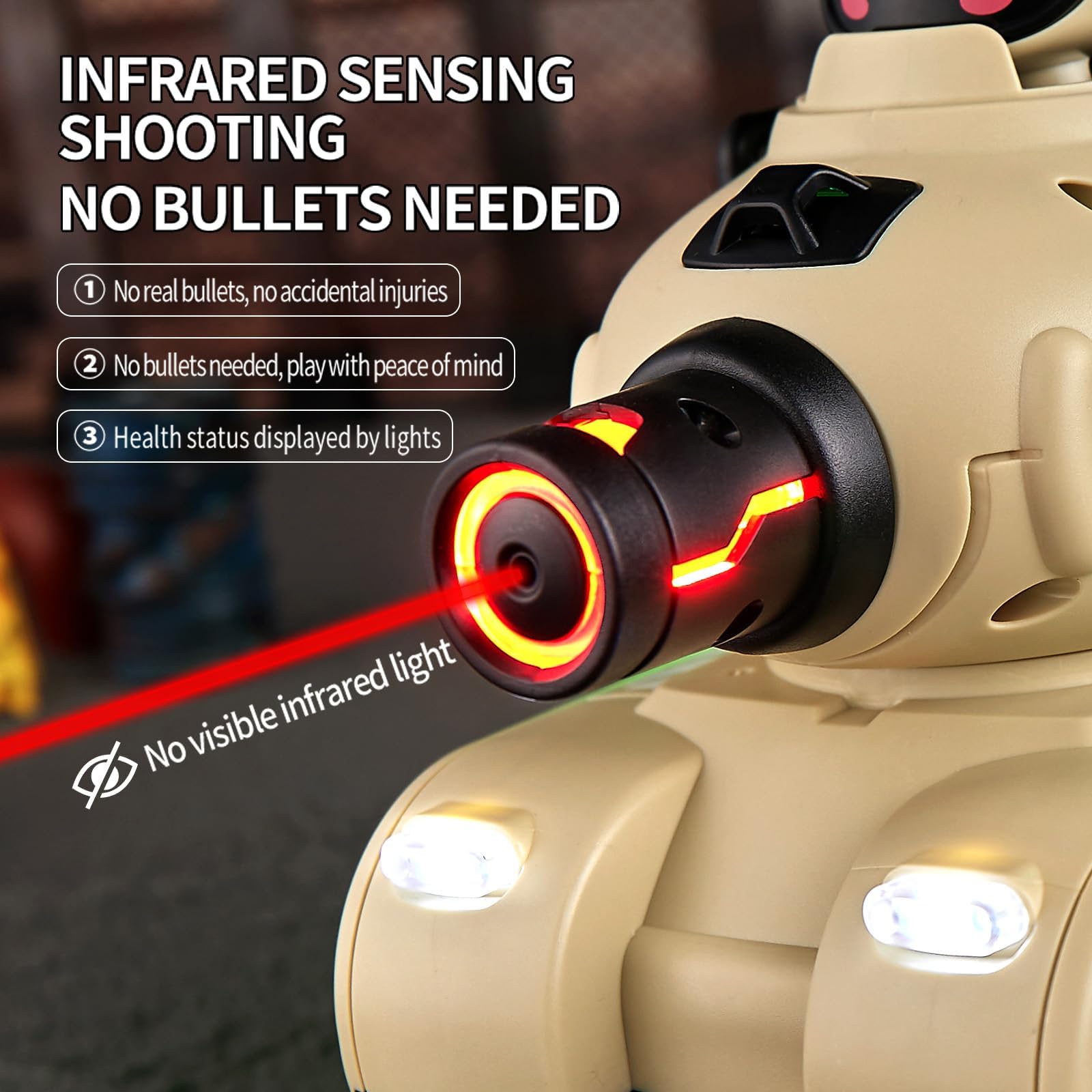 2 Piezas Control Remoto Combate Auto,2,4 GHz RC Batalla Vehículo -Citerna,360° Rotación Control Remoto Deriva Juguete,Catapulta Muñeca Tanks für 6+ Jahre Niños/Niñas (versión básica)