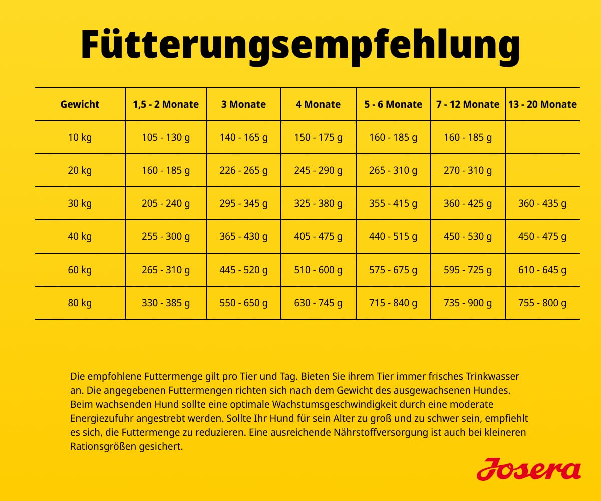 JOSERA Kids (1 x 12,5 kg) | Junior | Premium Trockenfutter mit Huhn & Reis für wachsende größere Hunde | zur Aufzucht & optimalen Versorgung größerer Welpen ab der 6. Woche | glutenfrei | 1er Pack