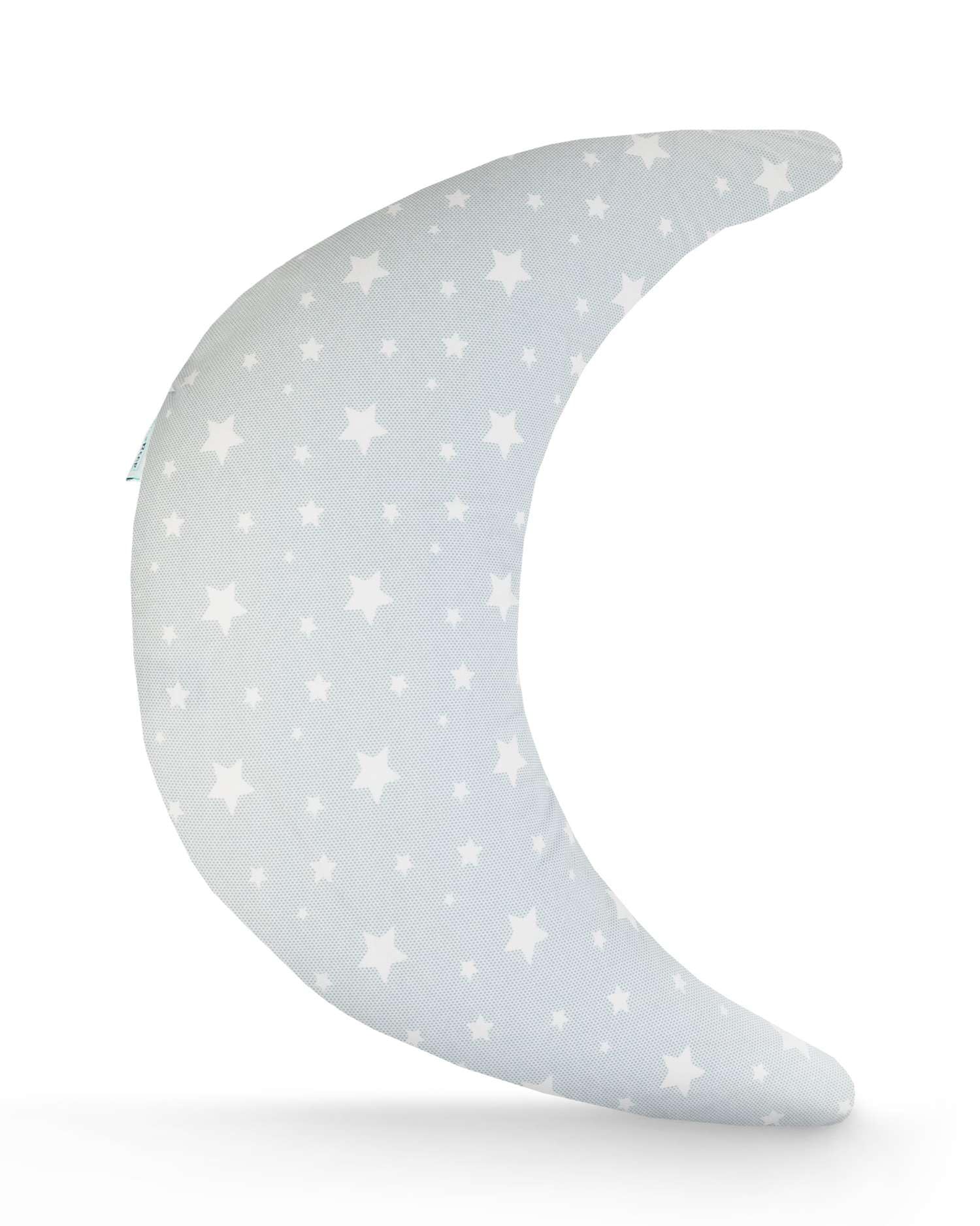 pic Bear Stillkissen - Stillmond - hochwertiges Lesekissen - anschmiegsames Lagerungskissen aus Baumwolle - Bauchstützkissen - Ice Stars