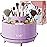 fanado 360 Rotate Makeup Brush Holder Organizer, Makeup Organizers Countertop, Makeup organization and Skincare Storage for Vanity, Desktop, Bathroom (Purple)