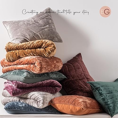 Miniatura 7 de EVERGRACE Juego de edredón de terciopelo de lujo, tamaño Queen, ropa de cama de terciopelo ultrasuave, edredón de terciopelo ligero para todas las