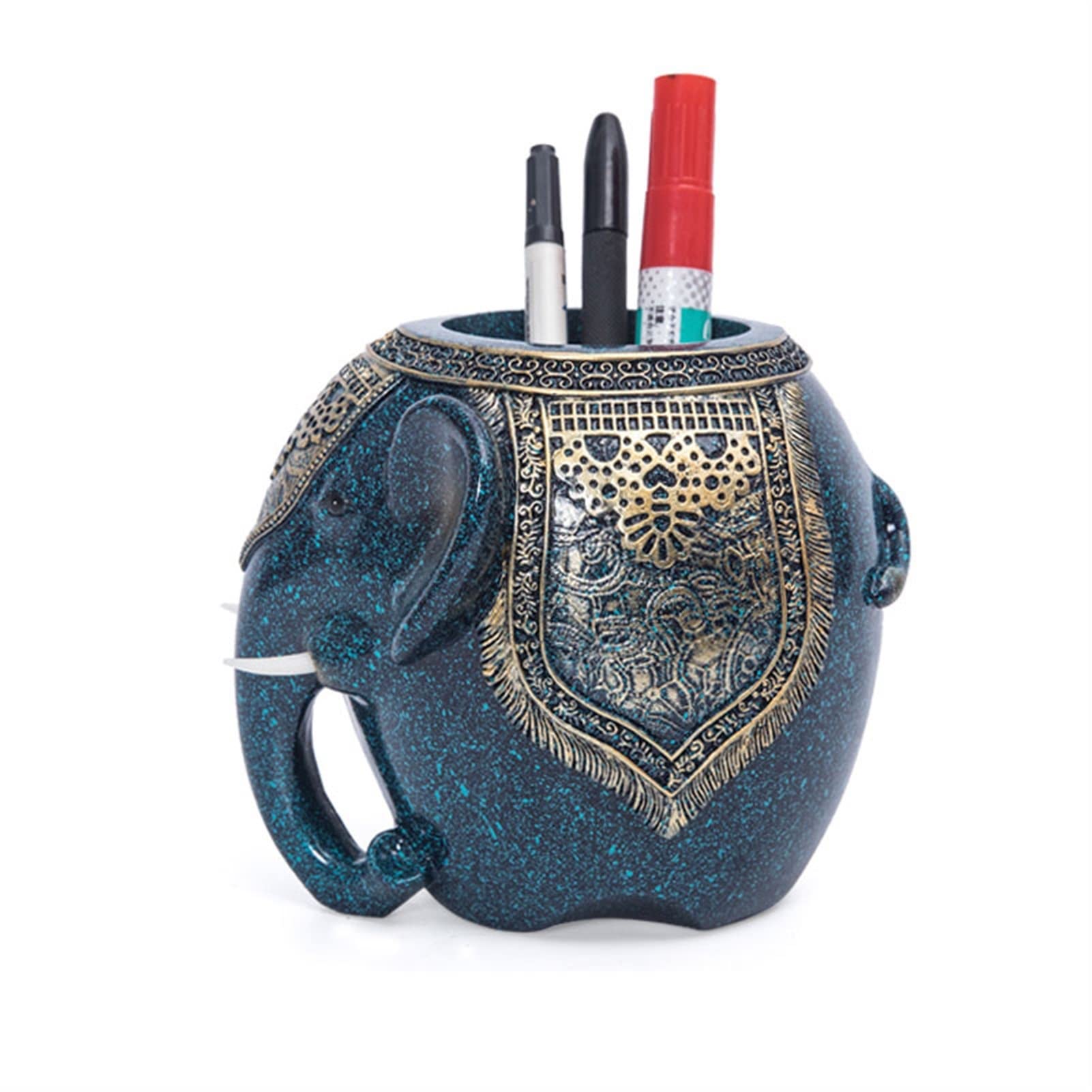 Portamatite Porta della penna moderna fatta fatta a mano Pentina di magazzino tazza da ufficio decorazione porta a penna studia study desktop matita spazzolino scatola di stoccaggio Portapenne