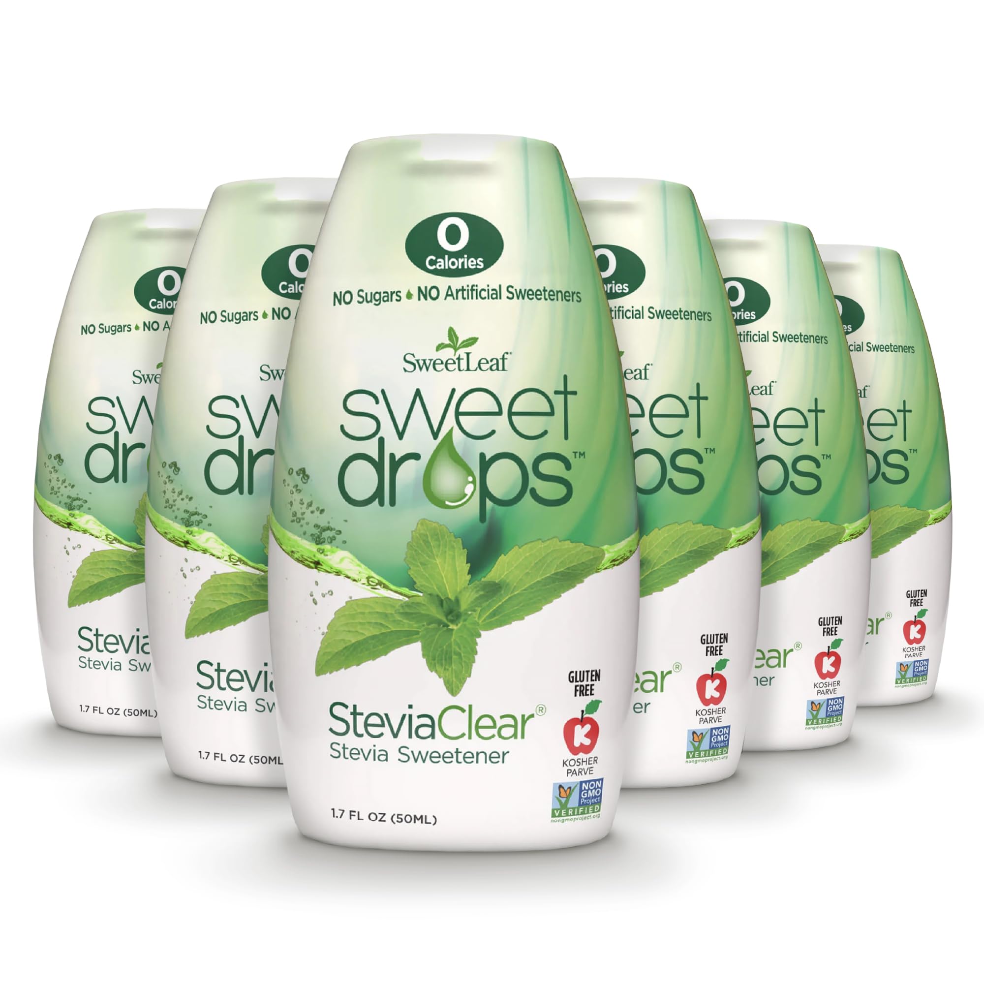 Sweetleaf Wisdom Sweet Drops Clear,1.7 Ounce (Pack of 6)