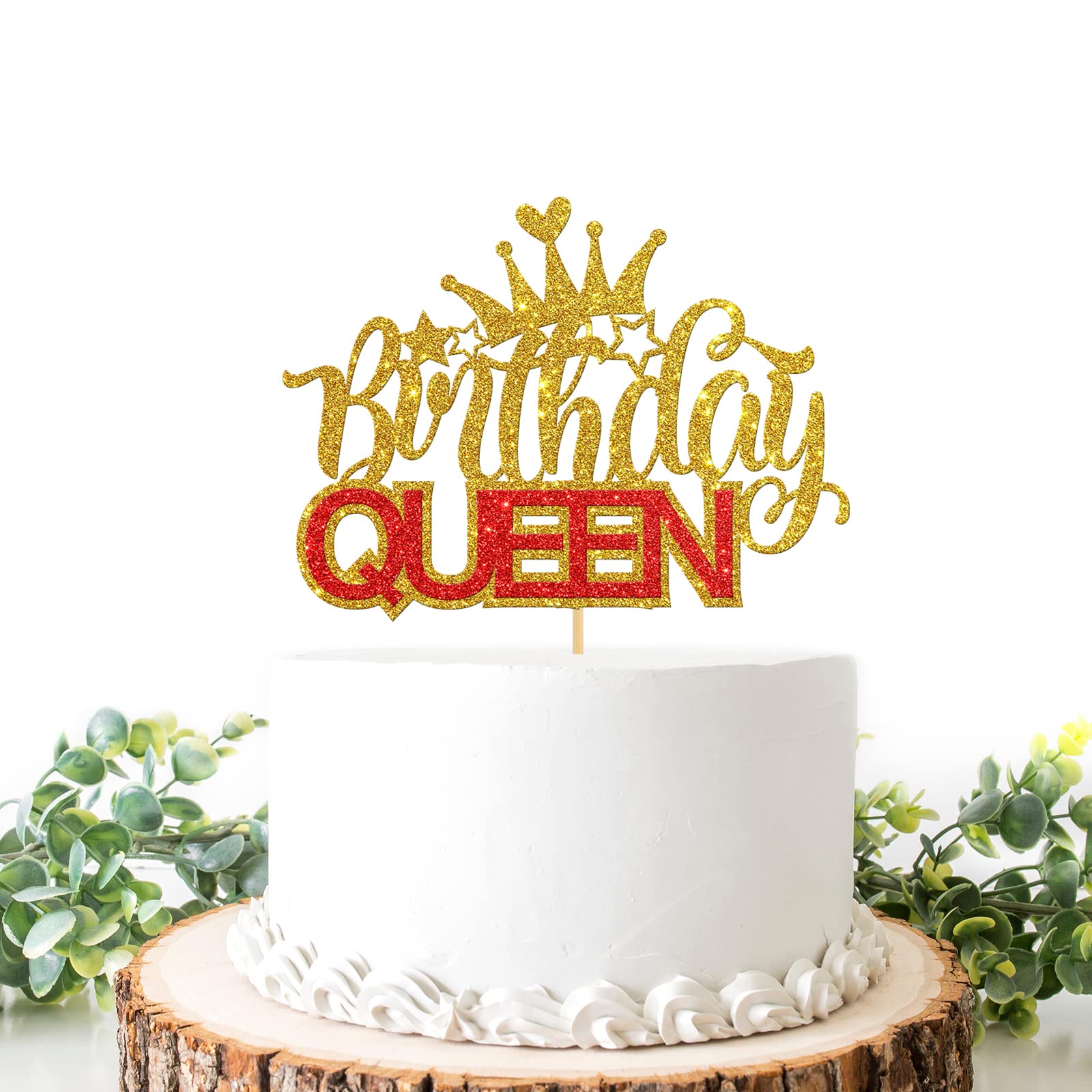 Buy Helewilk Birthday Queen Cake Topper, Baby Shower Party Decoration